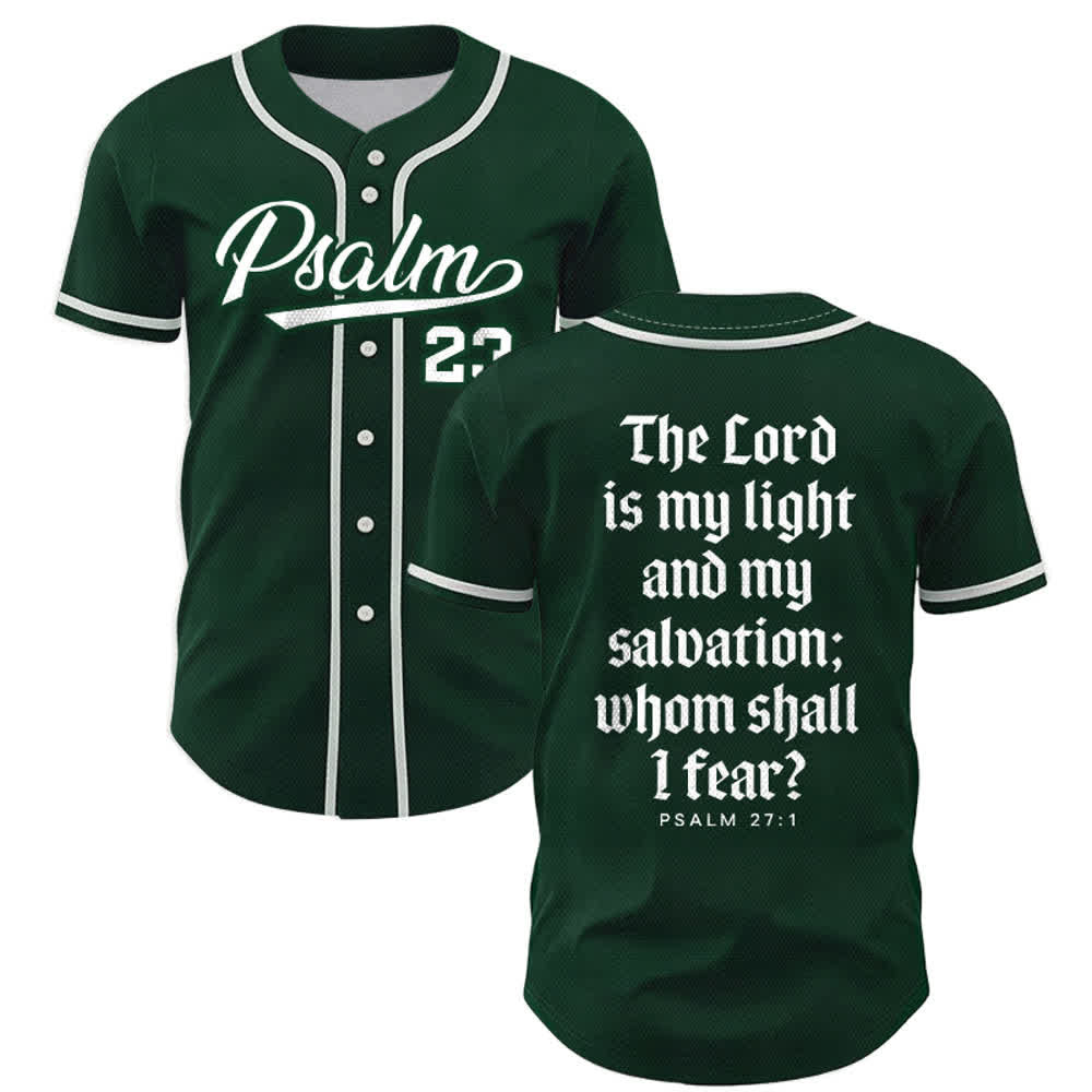 Christianartworkshop Psalm 23 Navy Scripture Team Baseball Jersey - Grün - 5XL - image 28
