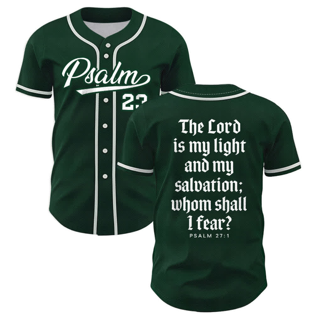 Christianartworkshop Psalm 23 Navy Scripture Team Baseball Jersey - Grün - 5XL - image 28