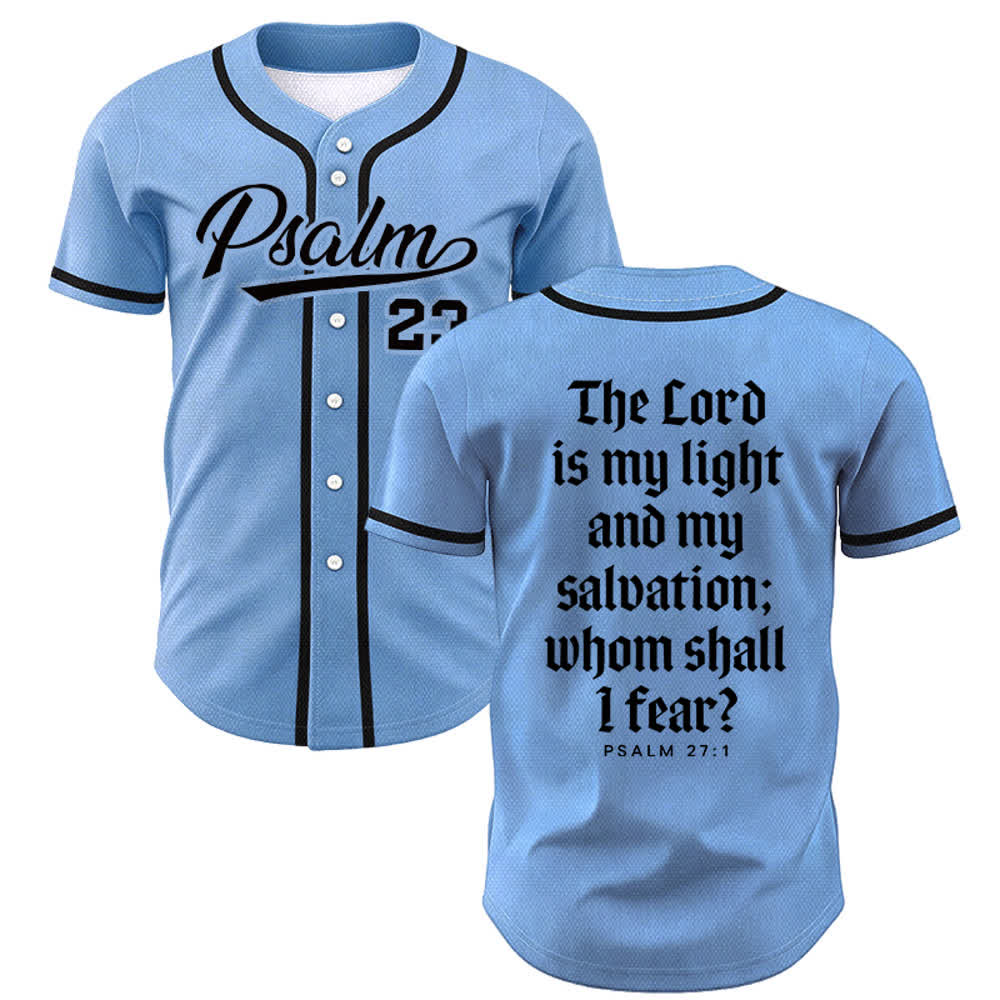 Christianartworkshop Psalm 23 Navy Scripture Team Baseball Jersey - Blau - 5XL - image 42