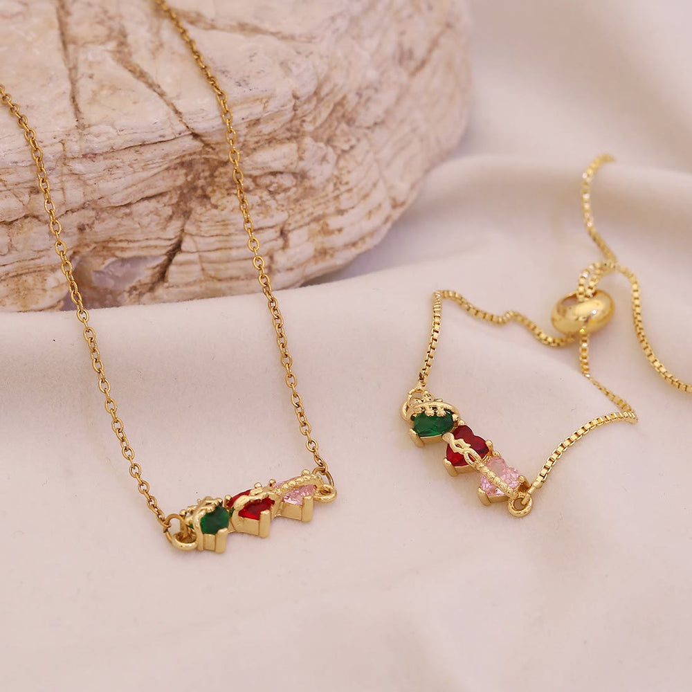 Christianartworkshop Dreier-Schmuckset mit verbundenen Herzen: Symbol ungebrochener himmlischer Verbundenheit - image 1