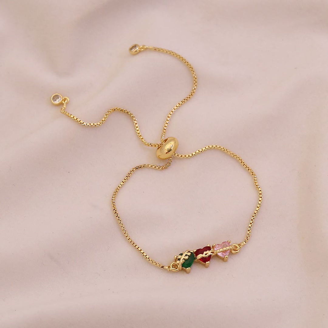Christianartworkshop Dreier-Schmuckset mit verbundenen Herzen: Symbol ungebrochener himmlischer Verbundenheit - Armband - image 0
