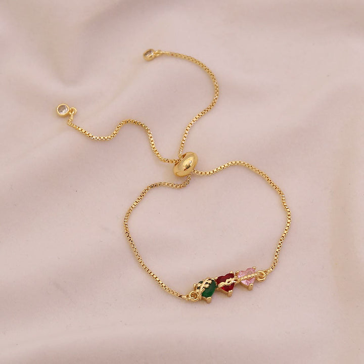 Christianartworkshop Dreier-Schmuckset mit verbundenen Herzen: Symbol ungebrochener himmlischer Verbundenheit - Armband - image 0
