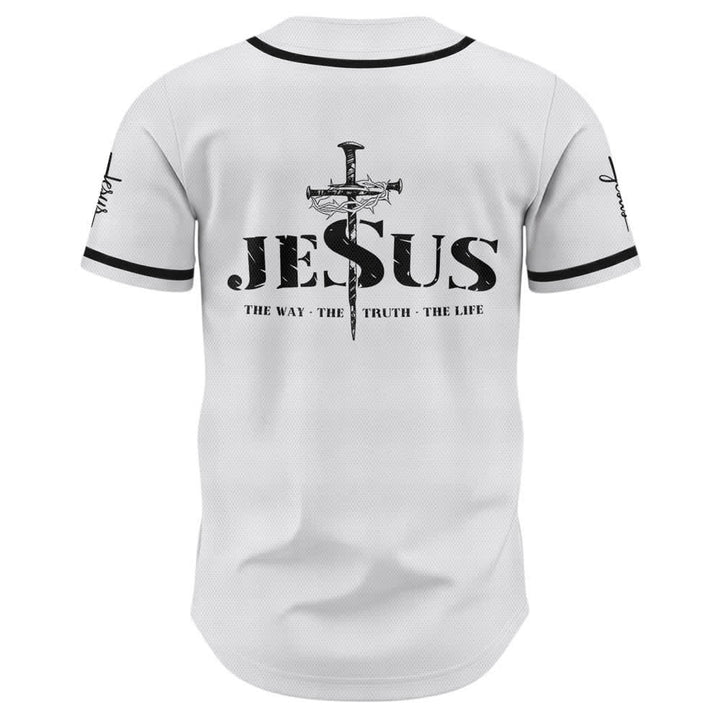 Christianartworkshop Baseballtrikot mit doppelseitigem Jesus-Kreuz-Print - image 9
