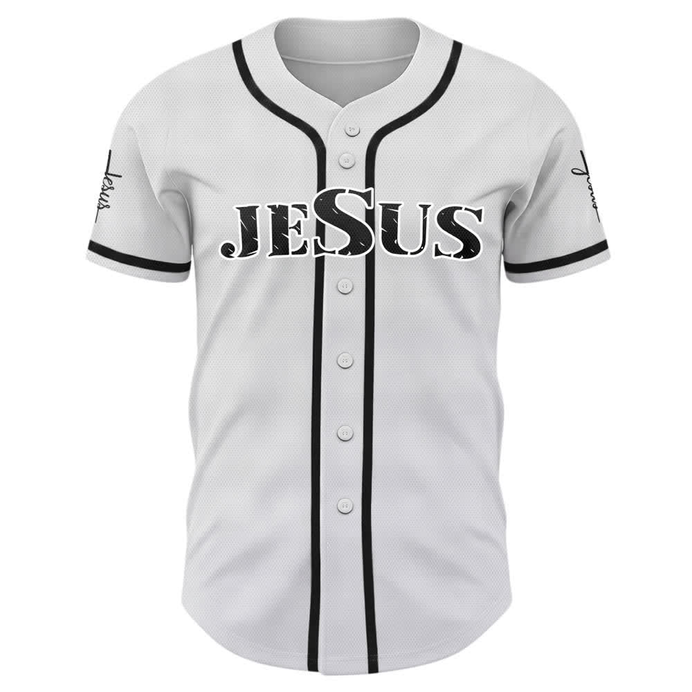 Christianartworkshop Baseballtrikot mit doppelseitigem Jesus-Kreuz-Print - image 8