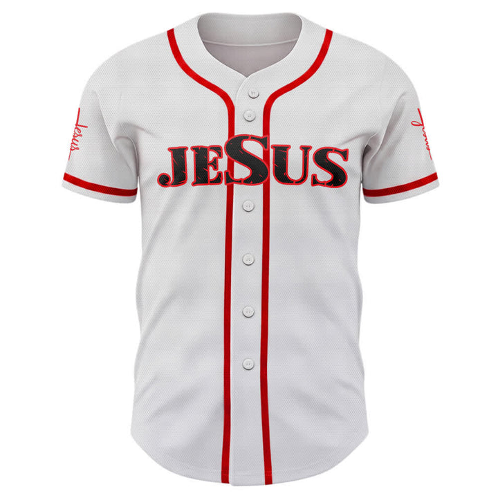 Christianartworkshop Baseballtrikot mit doppelseitigem Jesus-Kreuz-Print - image 15
