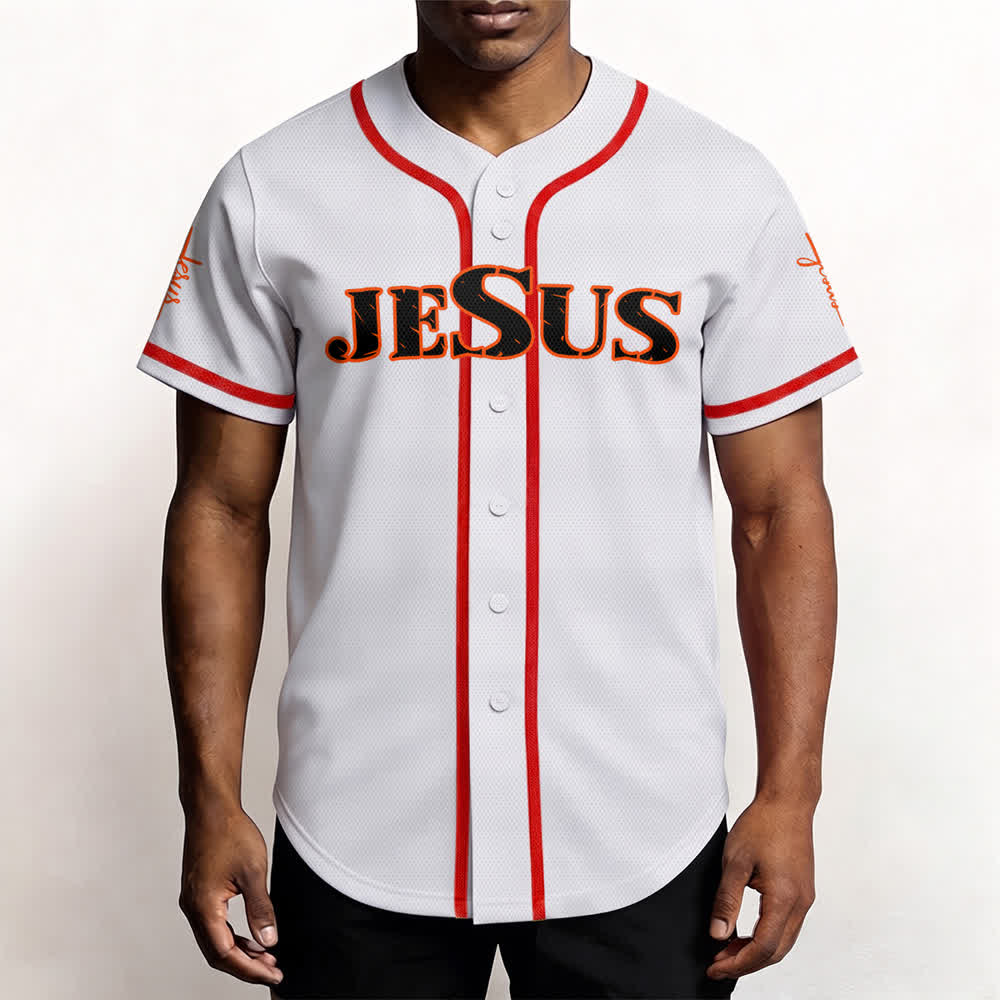 Christianartworkshop Baseballtrikot mit doppelseitigem Jesus-Kreuz-Print - image 19