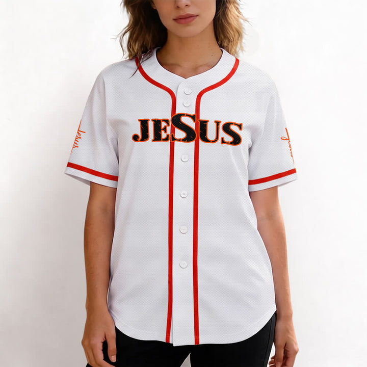 Christianartworkshop Baseballtrikot mit doppelseitigem Jesus-Kreuz-Print - image 17