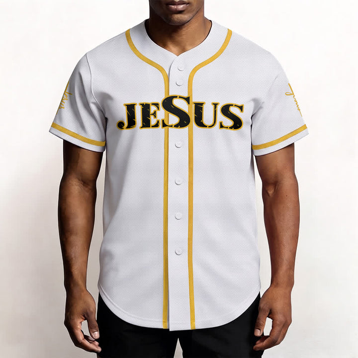 Christianartworkshop Baseballtrikot mit doppelseitigem Jesus-Kreuz-Print - image 5