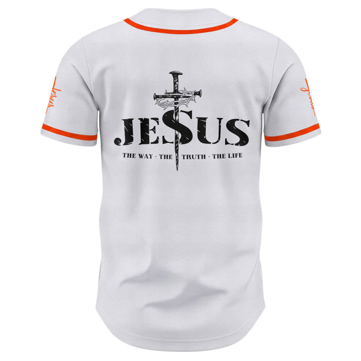 Christianartworkshop Baseballtrikot mit doppelseitigem Jesus-Kreuz-Print - image 23
