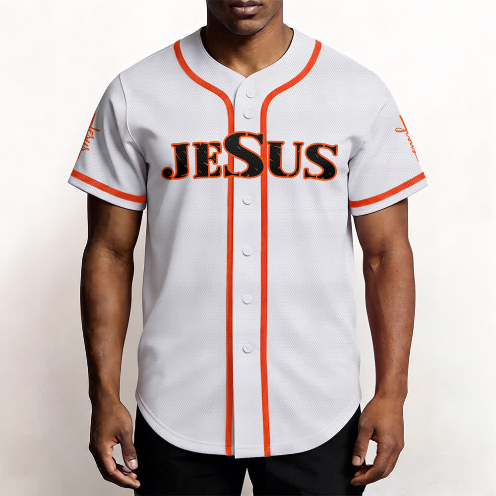 Christianartworkshop Baseballtrikot mit doppelseitigem Jesus-Kreuz-Print - image 26