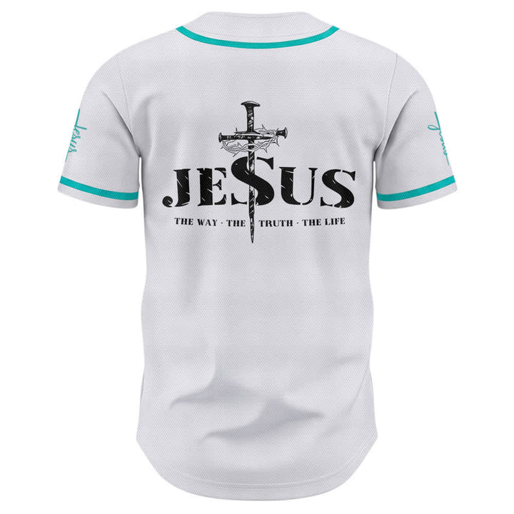 Christianartworkshop Baseballtrikot mit doppelseitigem Jesus-Kreuz-Print - image 30