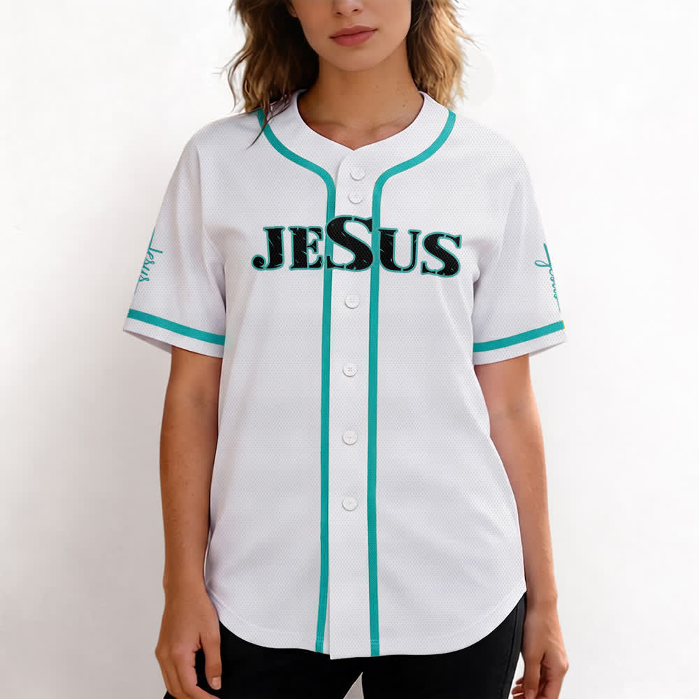 Christianartworkshop Baseballtrikot mit doppelseitigem Jesus-Kreuz-Print - image 31