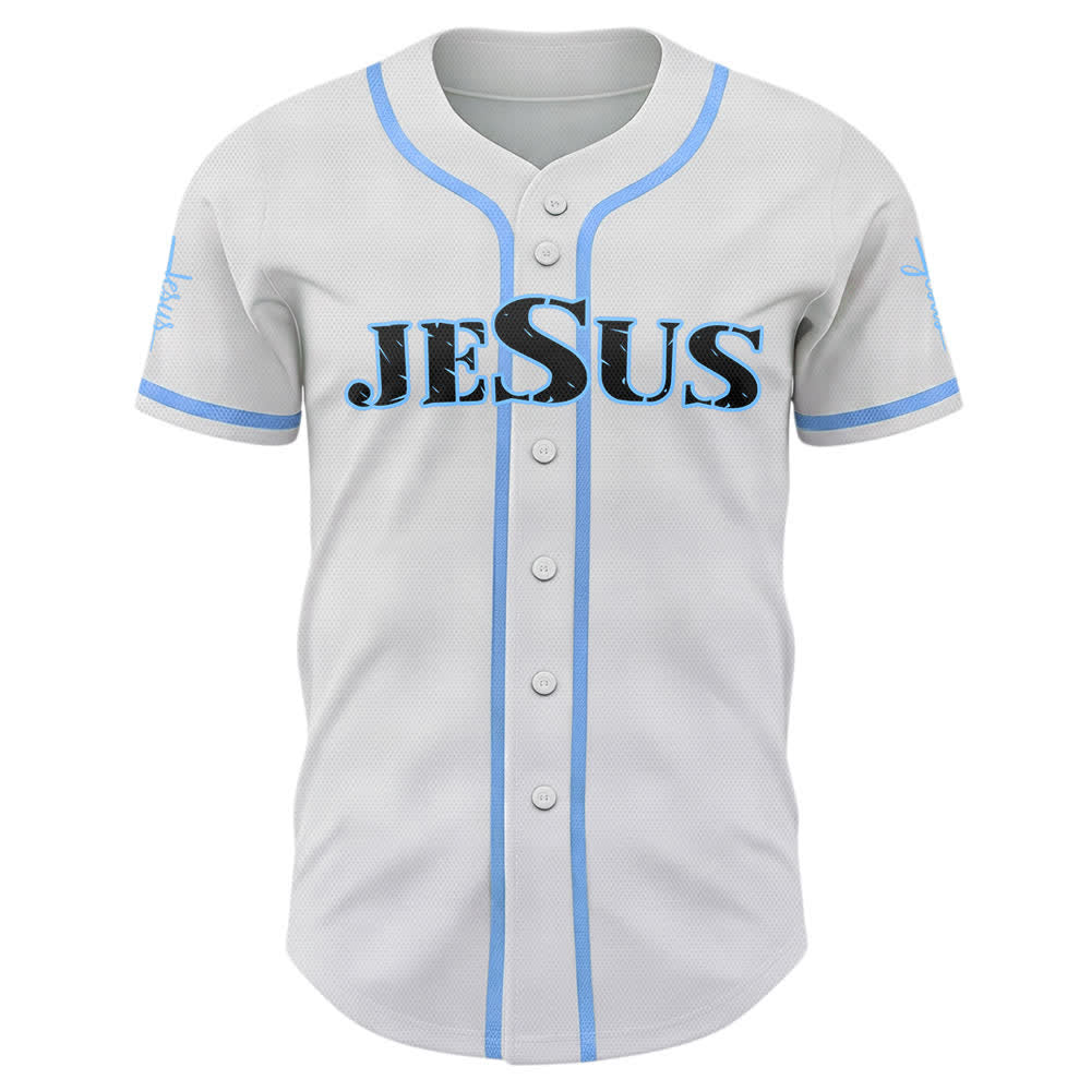 Christianartworkshop Baseballtrikot mit doppelseitigem Jesus-Kreuz-Print - image 36