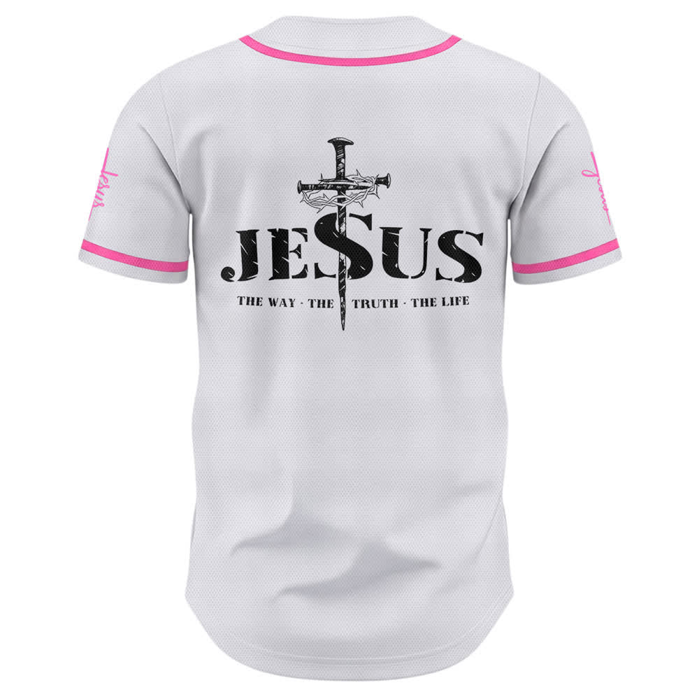 Christianartworkshop Baseballtrikot mit doppelseitigem Jesus-Kreuz-Print - image 44