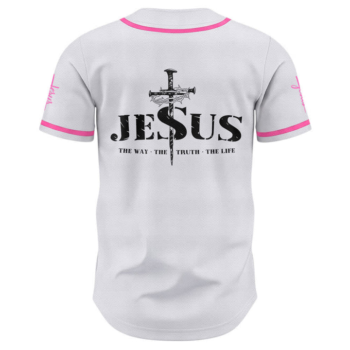 Christianartworkshop Baseballtrikot mit doppelseitigem Jesus-Kreuz-Print - image 44
