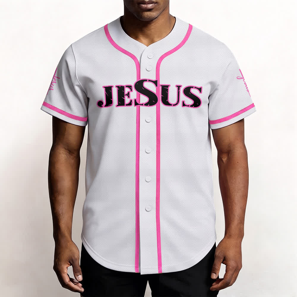 Christianartworkshop Baseballtrikot mit doppelseitigem Jesus-Kreuz-Print - image 47