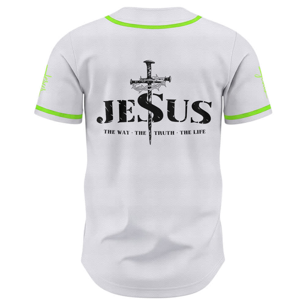 Christianartworkshop Baseballtrikot mit doppelseitigem Jesus-Kreuz-Print - image 51