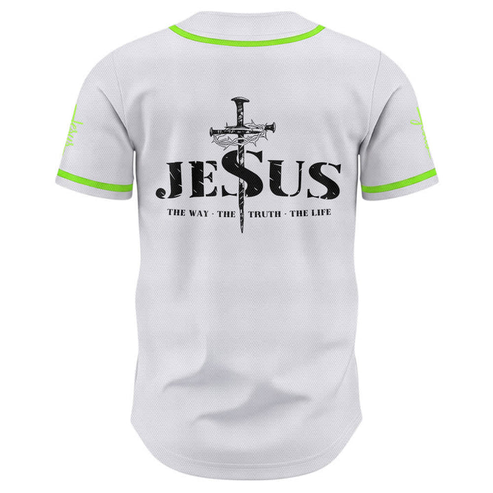 Christianartworkshop Baseballtrikot mit doppelseitigem Jesus-Kreuz-Print - image 51