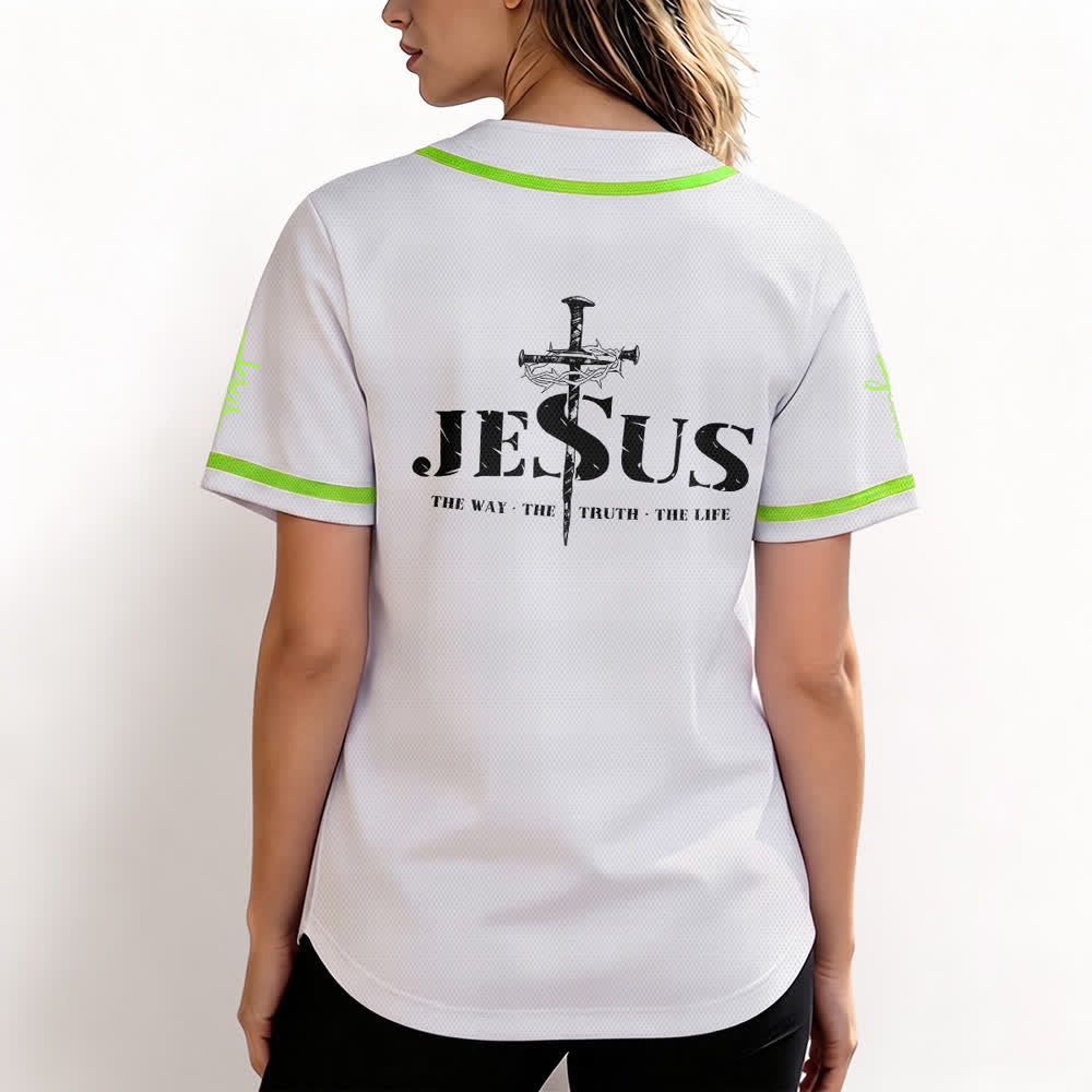 Christianartworkshop Baseballtrikot mit doppelseitigem Jesus-Kreuz-Print - image 53