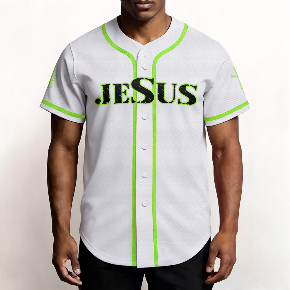 Christianartworkshop Baseballtrikot mit doppelseitigem Jesus-Kreuz-Print - image 54