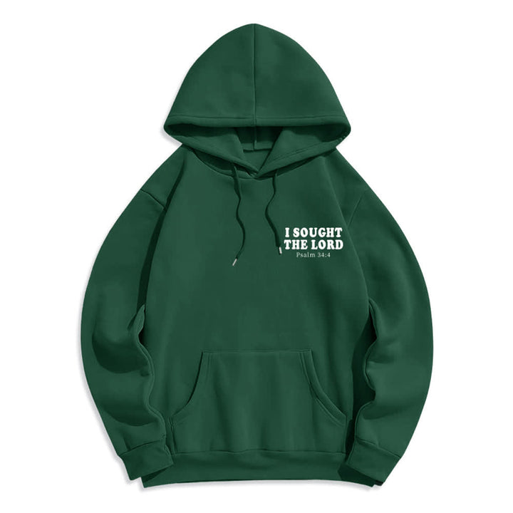 Christianartworkshop Ich suchte den Herrn Psalm 34:4 Sunrise Pullover Hoodie - image 20