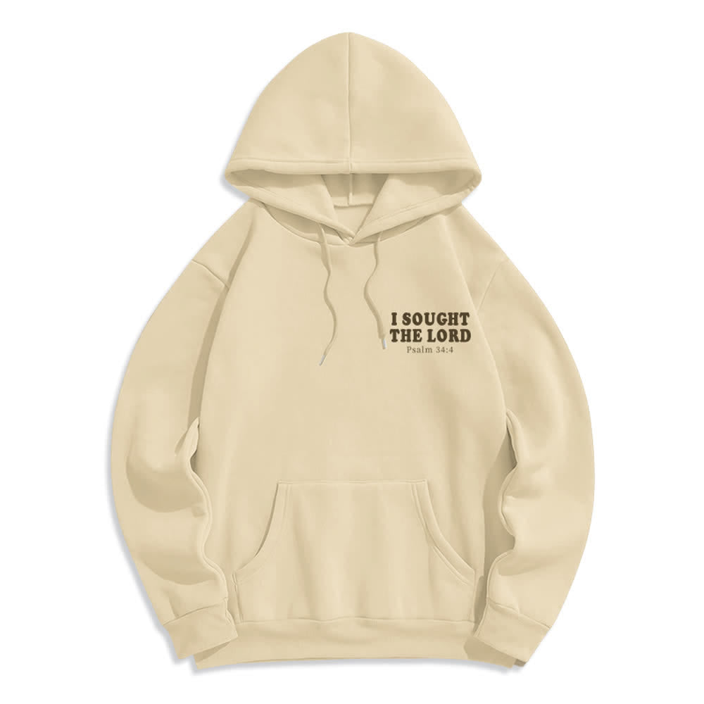 Christianartworkshop Ich suchte den Herrn Psalm 34:4 Sunrise Pullover Hoodie - image 17
