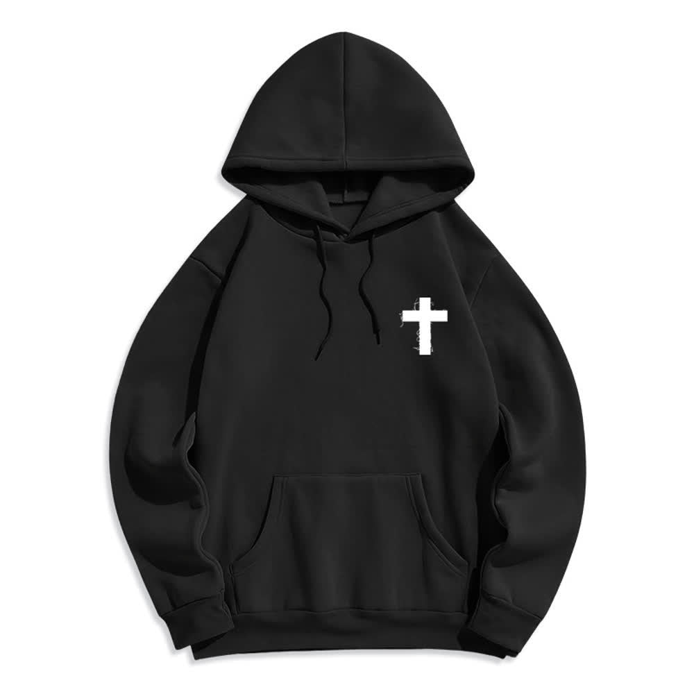 Christianartworkshop Übergroßer Pullover-Hoodie: Nur hier, um Gott die Ehre zu geben - image 23