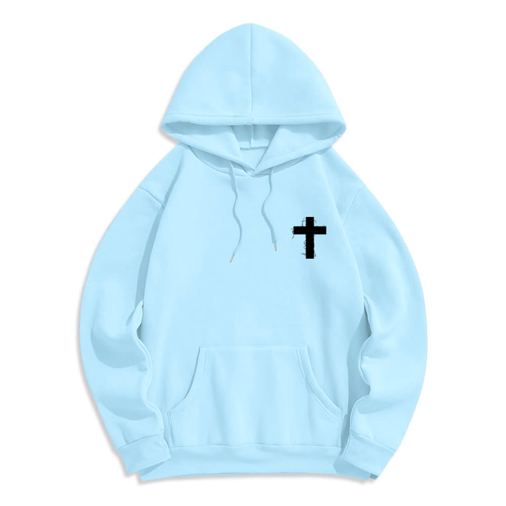 Christianartworkshop Übergroßer Pullover-Hoodie: Nur hier, um Gott die Ehre zu geben - image 5