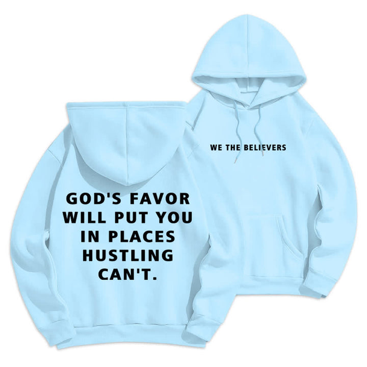 Christianartworkshop God's Favor Streetwear Fleecegefütterter Pullover-Hoodie - Blau - 2XL - image 21