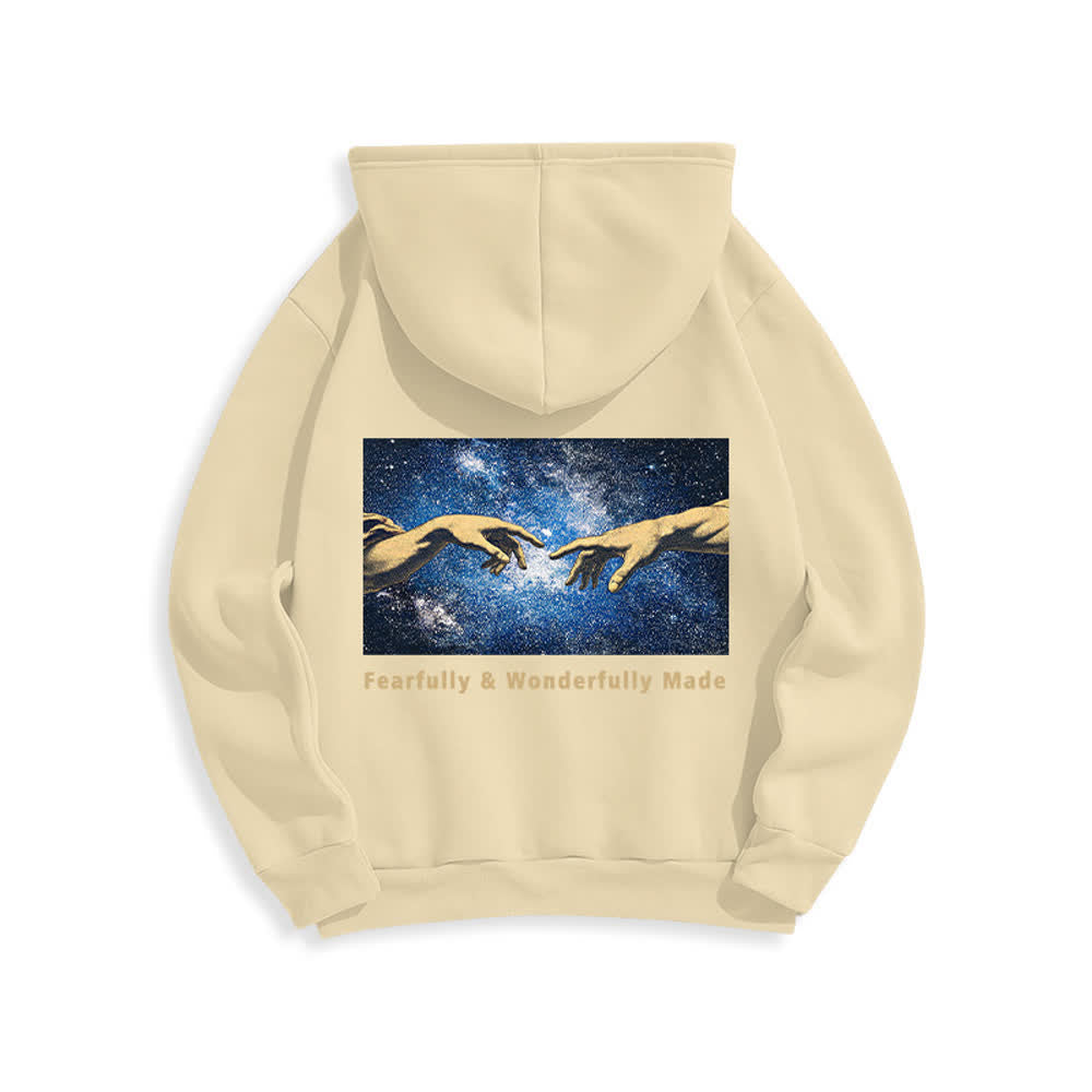 Christianartworkshop Fearfully And Wonderfully Made Hoodie mit Sternenrückenprint - image 16