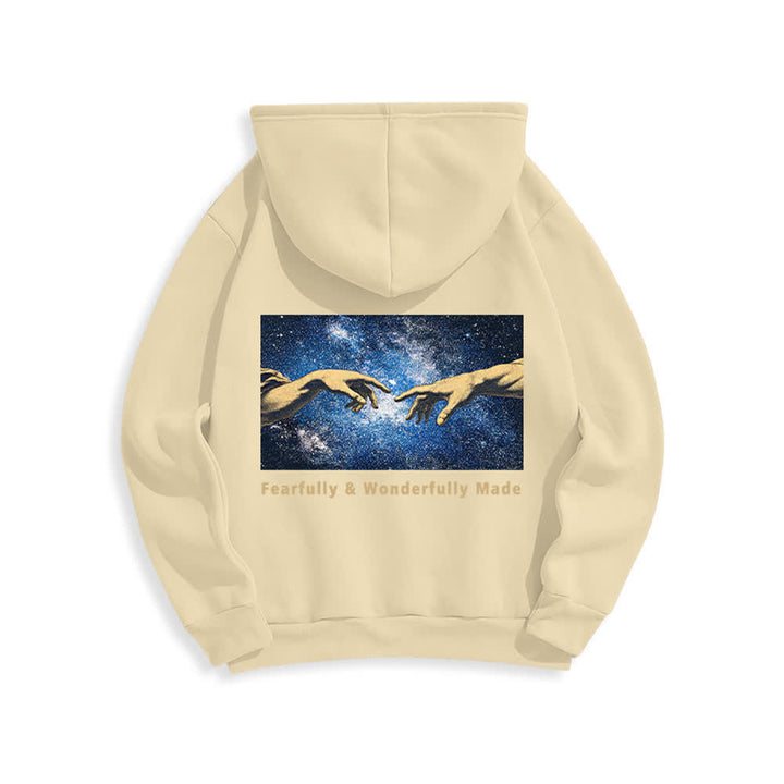 Christianartworkshop Fearfully And Wonderfully Made Hoodie mit Sternenrückenprint - image 16