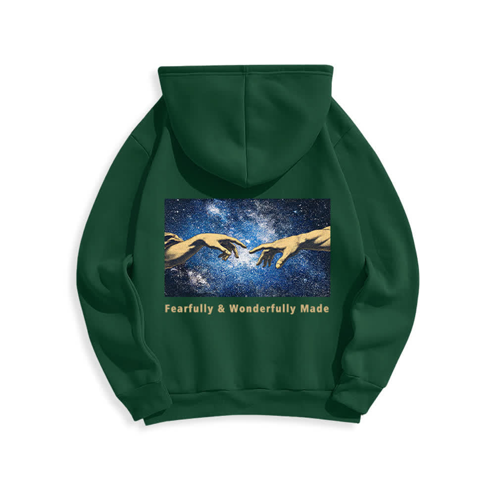 Christianartworkshop Fearfully And Wonderfully Made Hoodie mit Sternenrückenprint - image 22