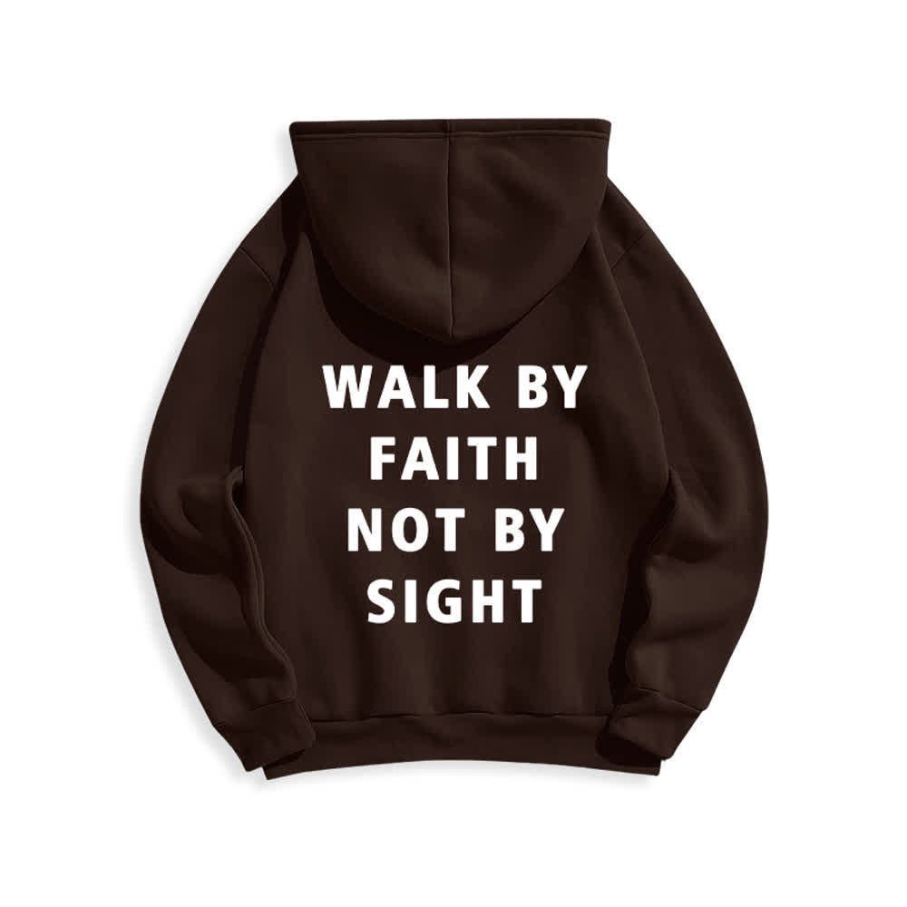 Christianartworkshop „Walk By Faith Not By Sight“-Pullover-Hoodie - image 19