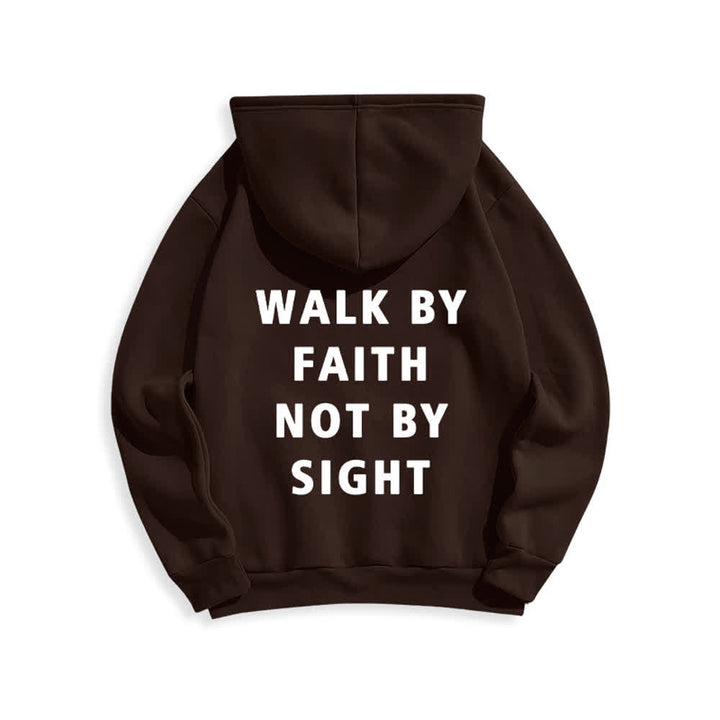Christianartworkshop „Walk By Faith Not By Sight“-Pullover-Hoodie - image 19