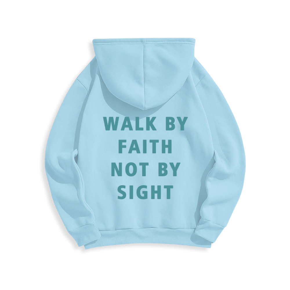 Christianartworkshop „Walk By Faith Not By Sight“-Pullover-Hoodie - image 4