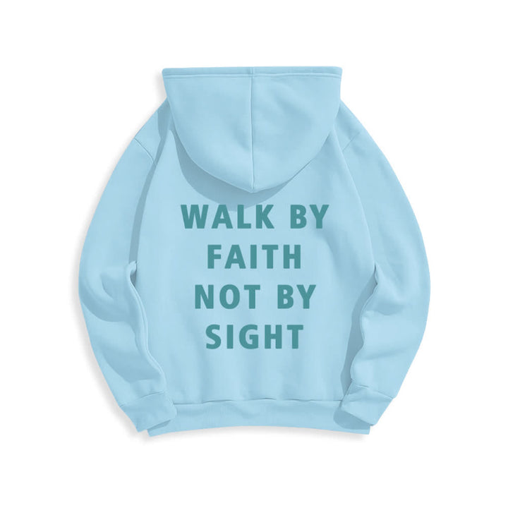 Christianartworkshop „Walk By Faith Not By Sight“-Pullover-Hoodie - image 4