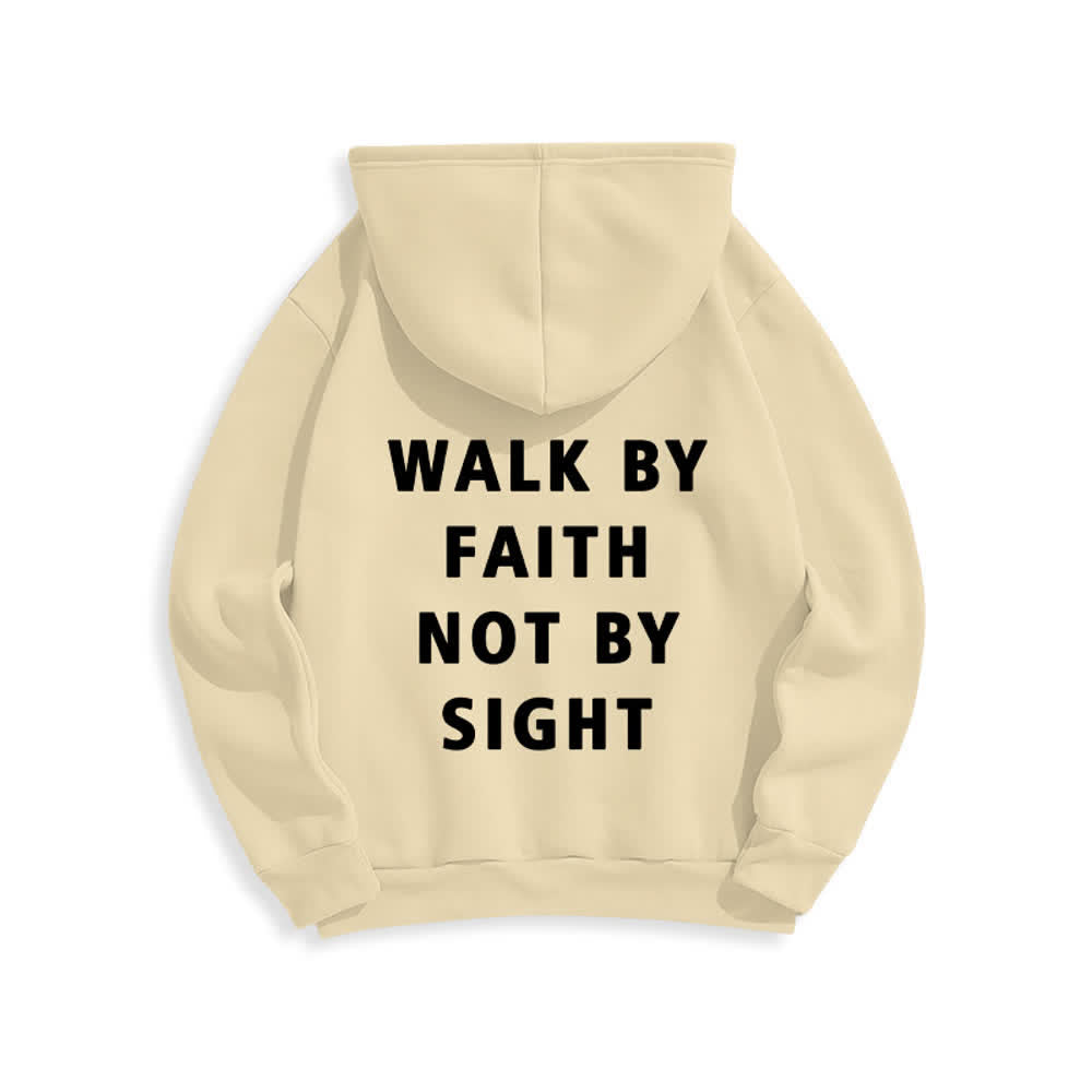 Christianartworkshop „Walk By Faith Not By Sight“-Pullover-Hoodie - image 10