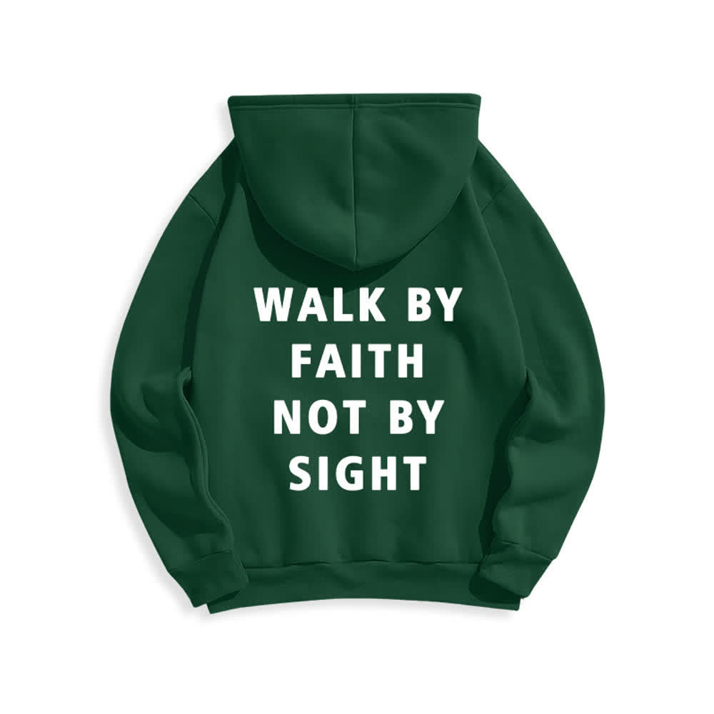 Christianartworkshop „Walk By Faith Not By Sight“-Pullover-Hoodie - image 22