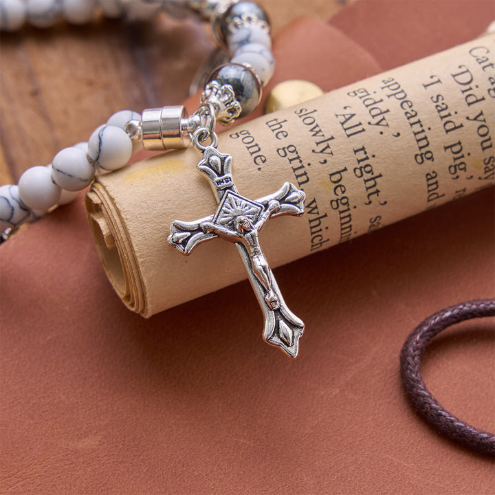 Christianartworkshop Armband mit dem heiligen Benedikt und dem wundertätigen Kristallkreuz: Träger heiliger Stärke - image 13