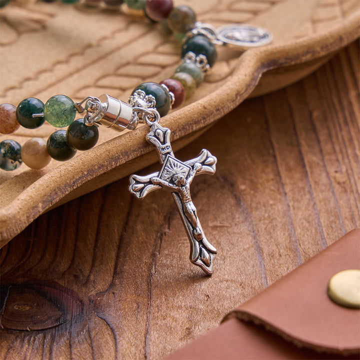 Christianartworkshop Armband mit dem heiligen Benedikt und dem wundertätigen Kristallkreuz: Träger heiliger Stärke - image 18