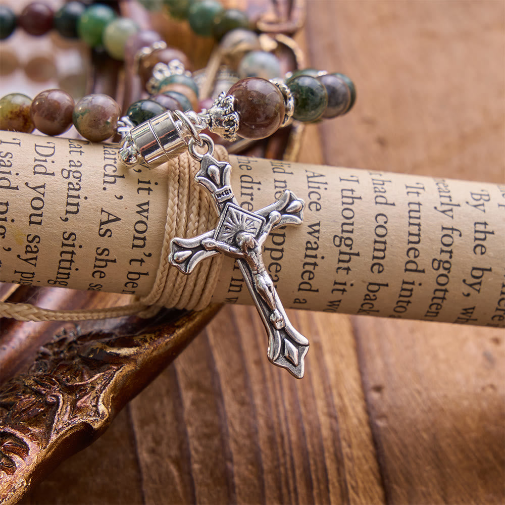 Christianartworkshop Armband mit dem heiligen Benedikt und dem wundertätigen Kristallkreuz: Träger heiliger Stärke - image 3