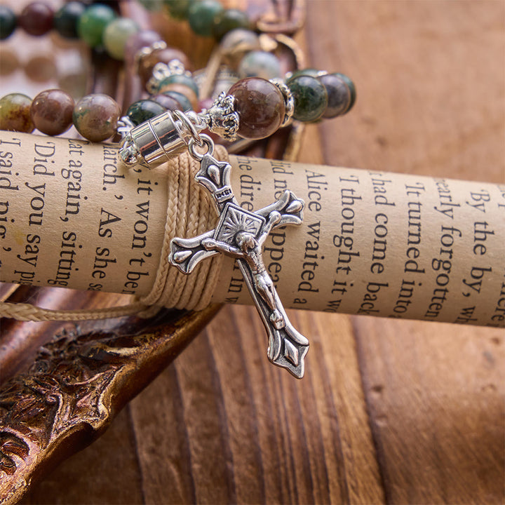 Christianartworkshop Armband mit dem heiligen Benedikt und dem wundertätigen Kristallkreuz: Träger heiliger Stärke - image 3
