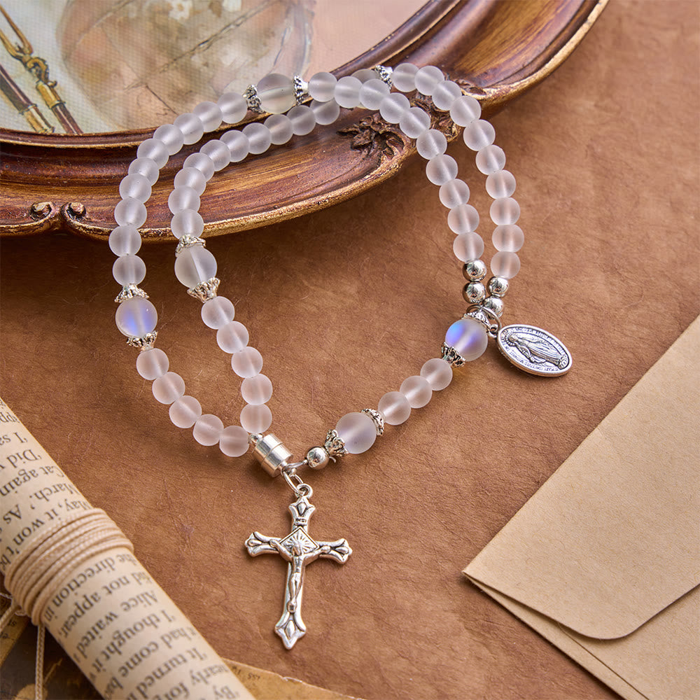 Christianartworkshop Armband mit dem heiligen Benedikt und dem wundertätigen Kristallkreuz: Träger heiliger Stärke - image 21