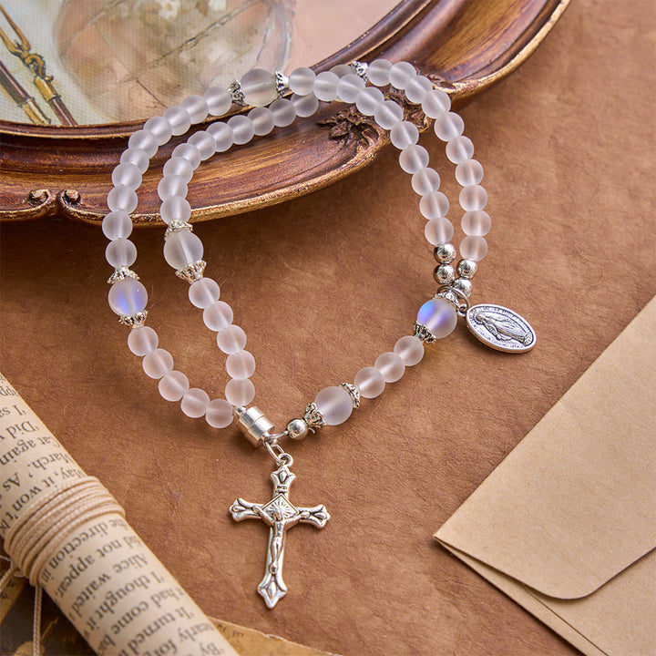 Christianartworkshop Armband mit dem heiligen Benedikt und dem wundertätigen Kristallkreuz: Träger heiliger Stärke - image 21