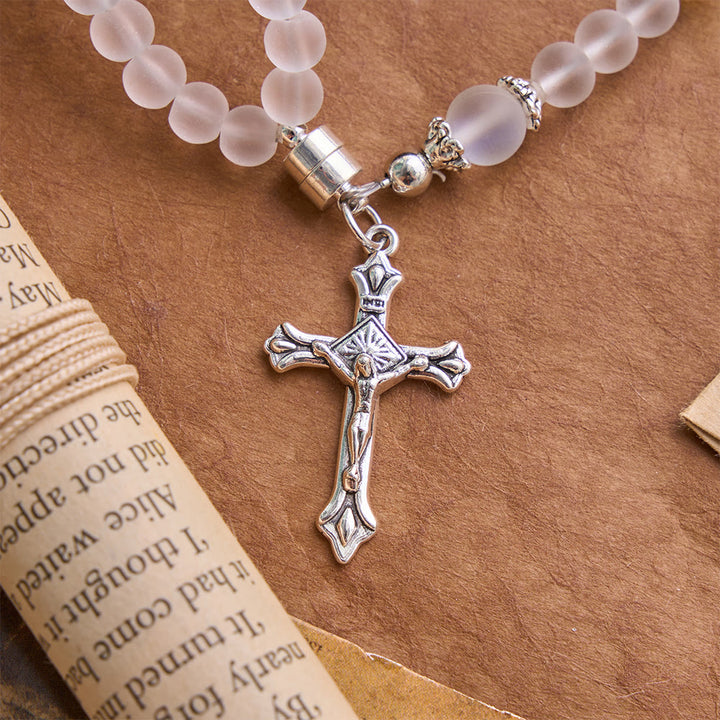 Christianartworkshop Armband mit dem heiligen Benedikt und dem wundertätigen Kristallkreuz: Träger heiliger Stärke - image 23