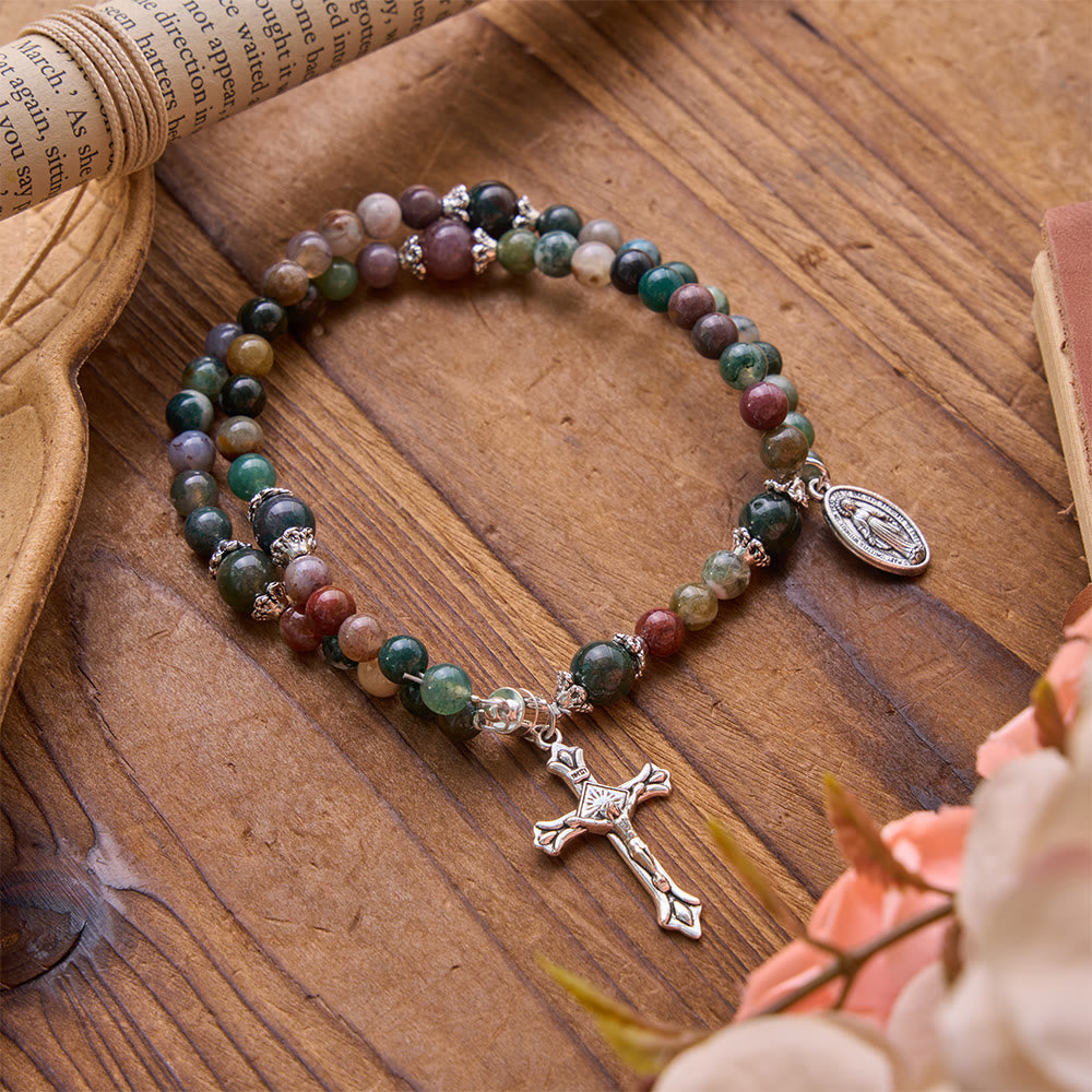 Christianartworkshop Armband mit dem heiligen Benedikt und dem wundertätigen Kristallkreuz: Träger heiliger Stärke - image 16