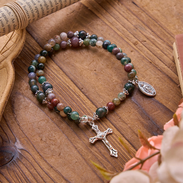 Christianartworkshop Armband mit dem heiligen Benedikt und dem wundertätigen Kristallkreuz: Träger heiliger Stärke - image 16