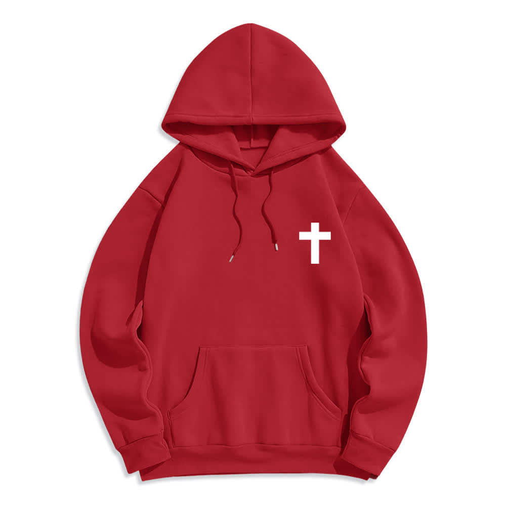 Christianartworkshop The Risen King Grace Alone Hellgrauer Pullover-Hoodie - image 14