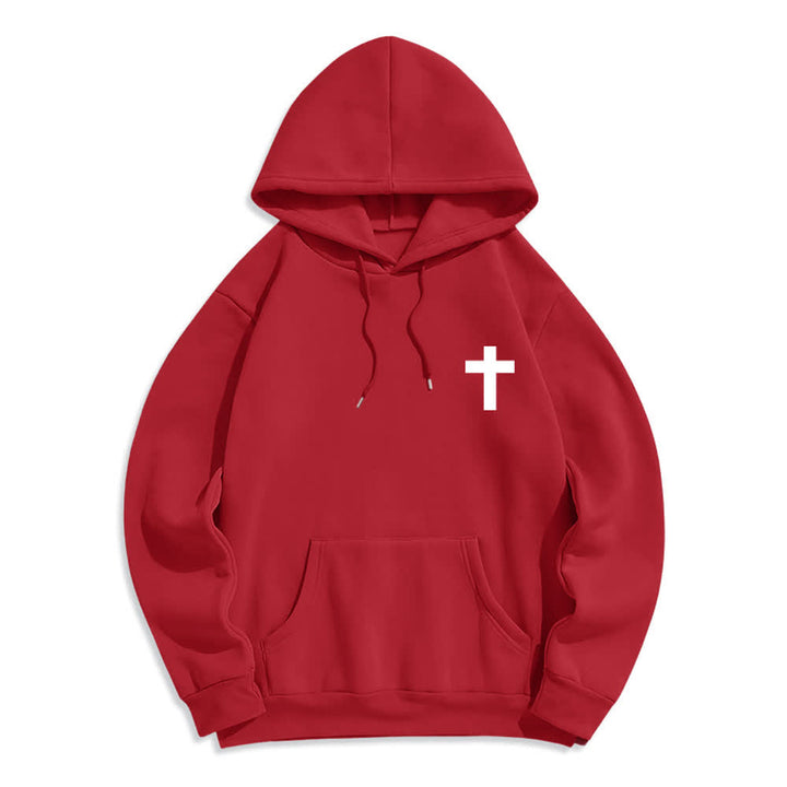 Christianartworkshop The Risen King Grace Alone Hellgrauer Pullover-Hoodie - image 14
