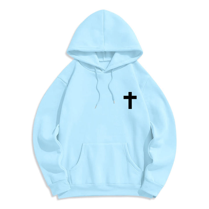 Christianartworkshop The Risen King Grace Alone Hellgrauer Pullover-Hoodie - image 2